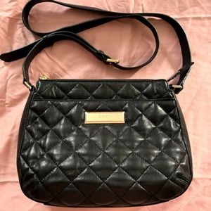 DKNY Small Black Leather Crossbody